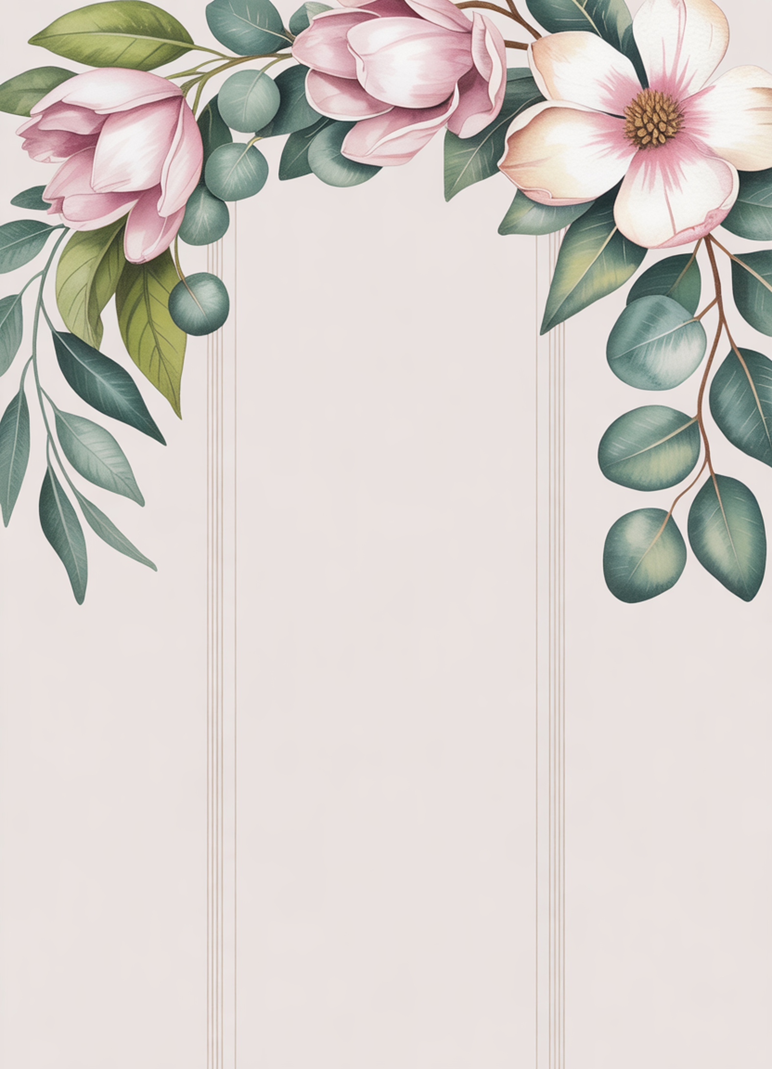 Magnolia Wreath I
